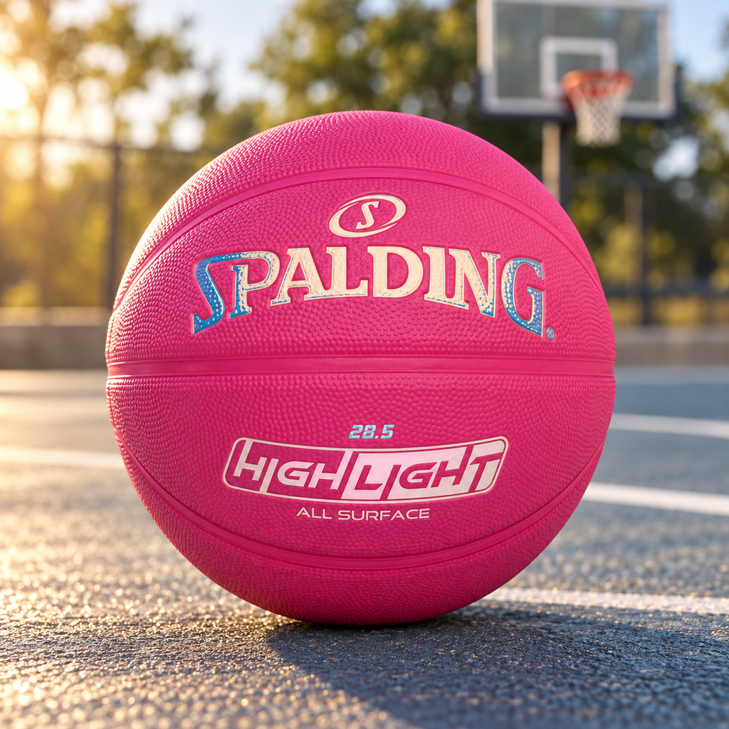 Spalding Highlight Color Rush Basketball – Pink