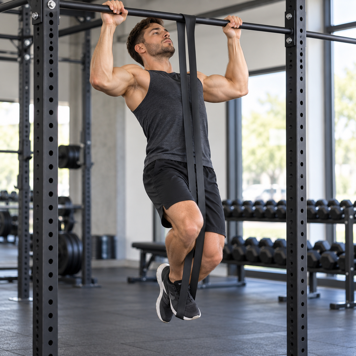 Pull-Up Assist Resistance Band - Black