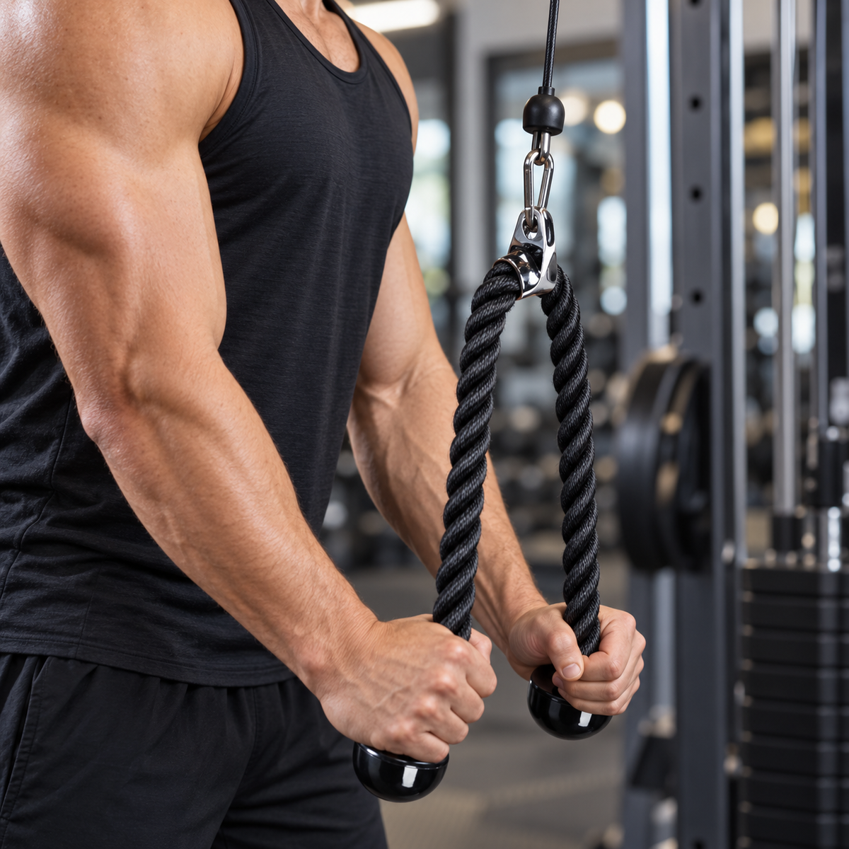 Tricep Rope Cable Attachment
