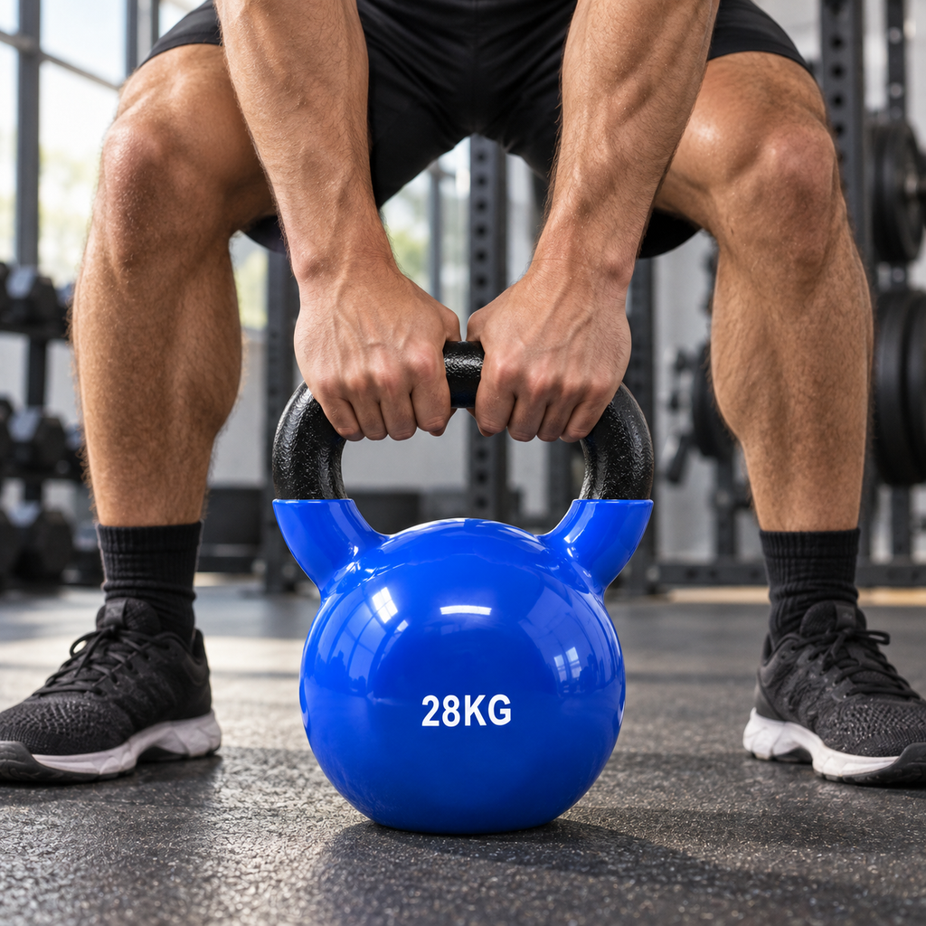 Vinyl Kettlebell - 28 Kg