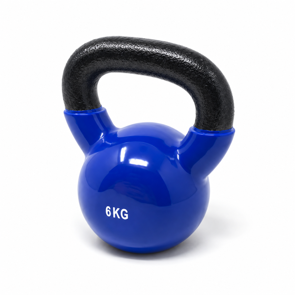 Vinyl-Coated Kettlebell - 6 Kg