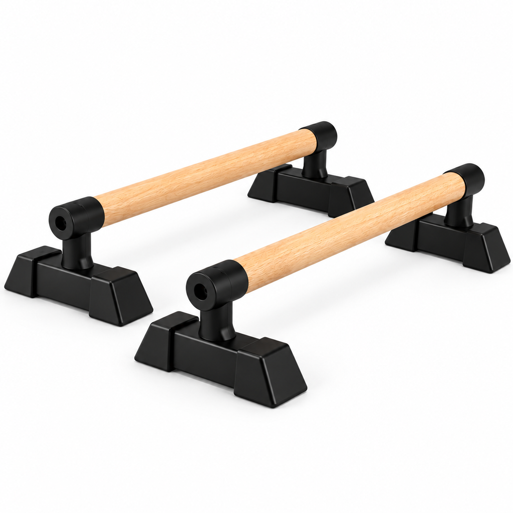 Wooden Push-Up Bars – Pair