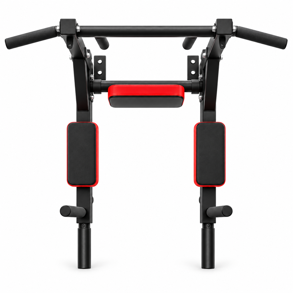 Wall-Mounted Pull-Up & Dip Station