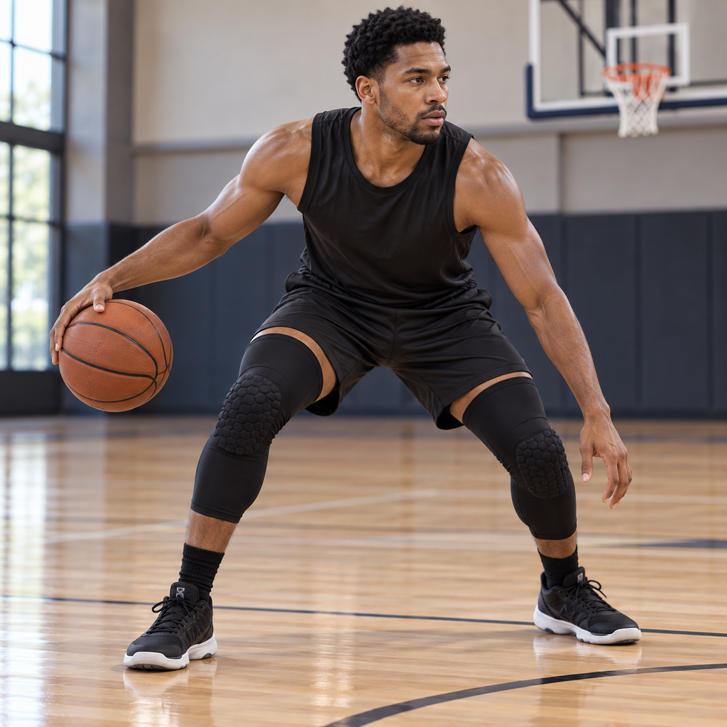 Honeycomb Padded Knee Sleeves