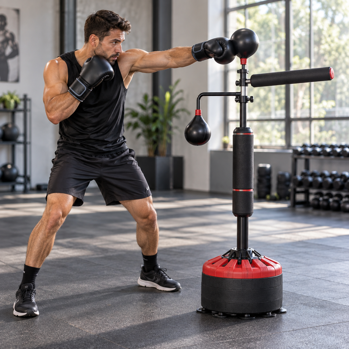 Spin Rod Reflex Boxing Trainer