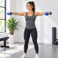 Vinyl Hex Dumbbell Pair - Blue - 0.5 Kg