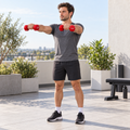 Vinyl Hex Dumbbell Pair - Red - 0.5 Kg