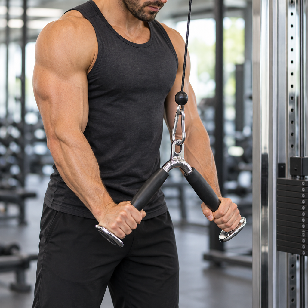 Tricep V-Shaped Press-Down Bar