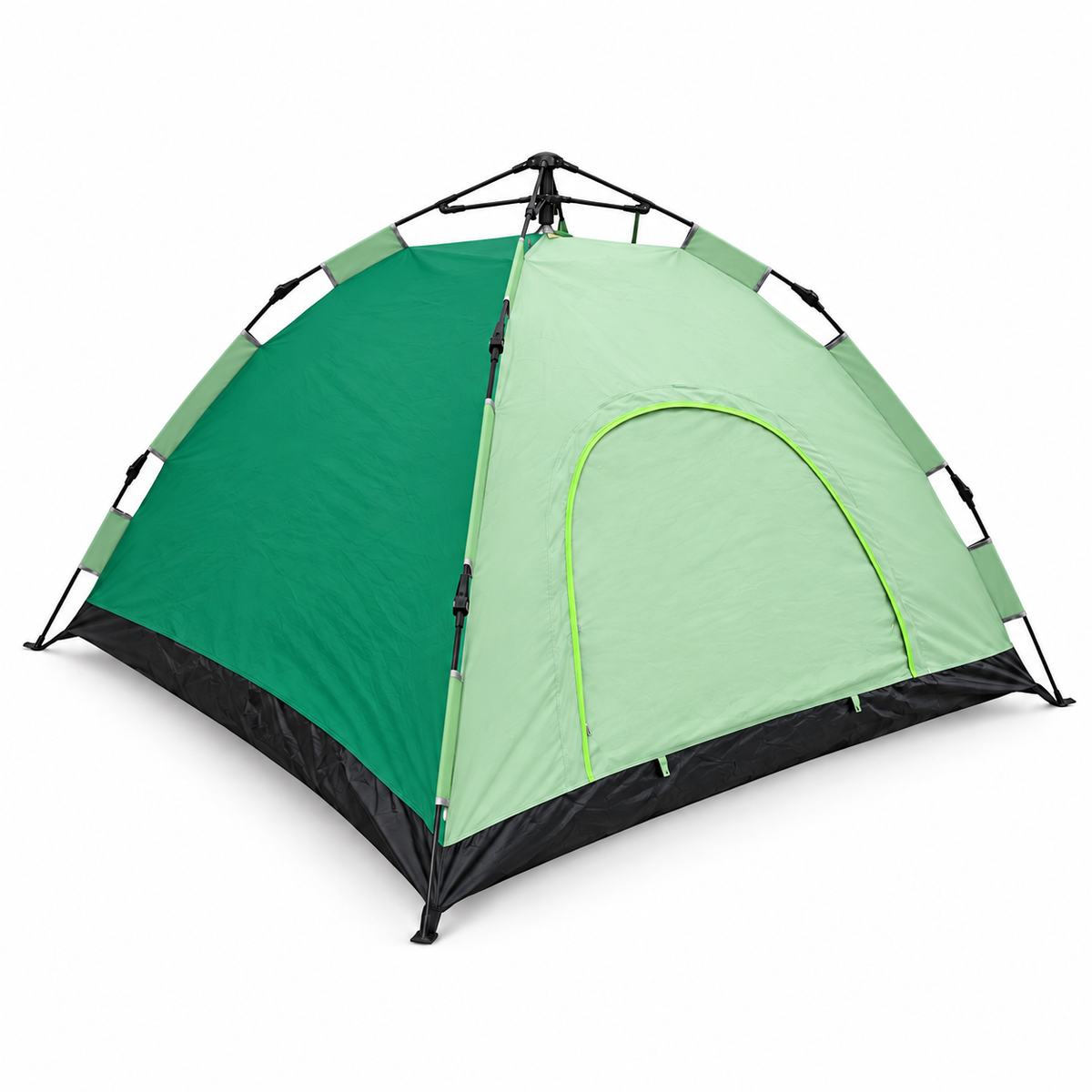 Automatic Pop-Up Camping Tent - 4 Pers - Green