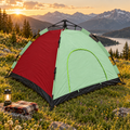 Automatic Pop-Up Camping Tent - 4 Pers - Red