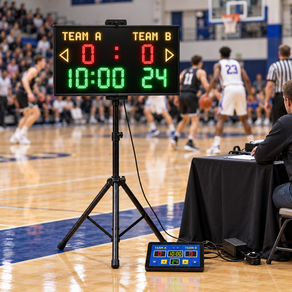 Portable Electronic Basketball Scoreboard