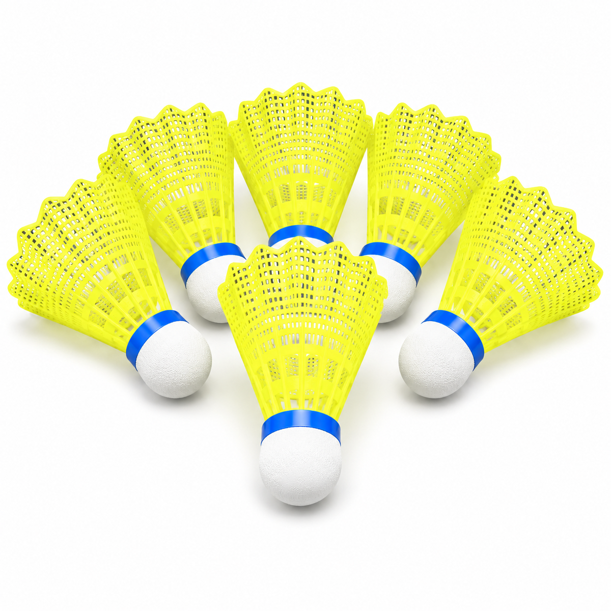 Threefish 500 Nylon Shuttlecocks — Yellow