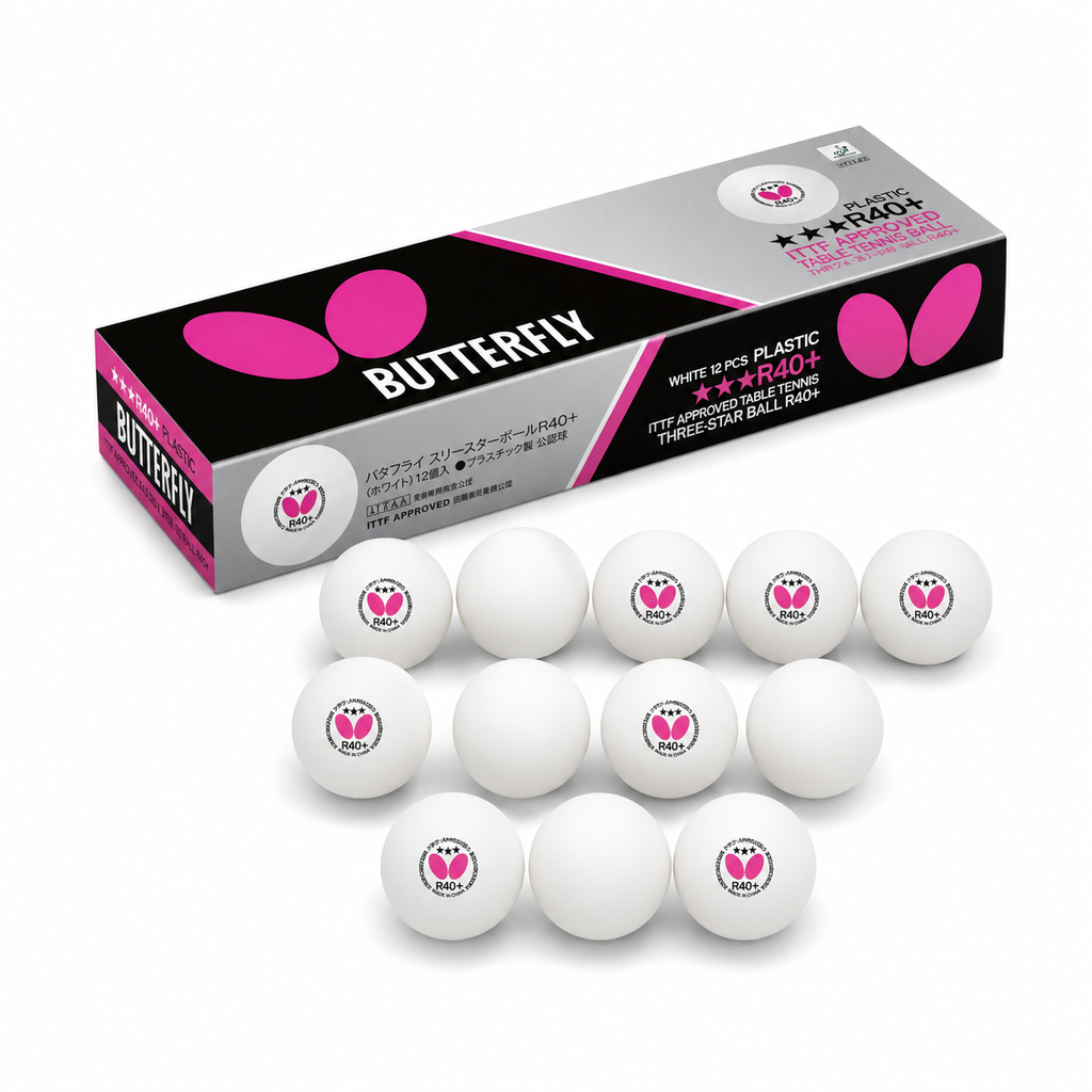 Butterfly R40+ 3-Star Balls