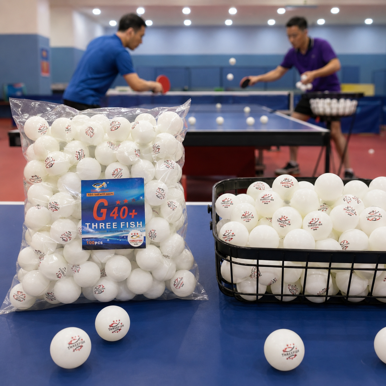 Threefish G40+ 3-Star Table Tennis Balls