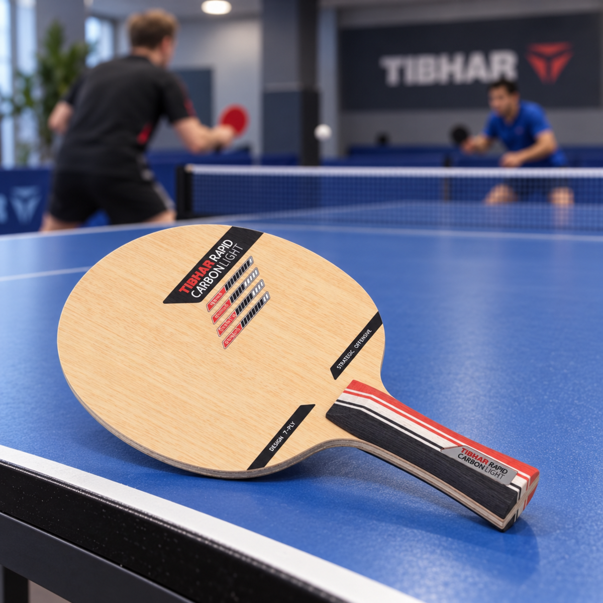 TIBHAR Rapid Carbon Light Table Tennis Blade