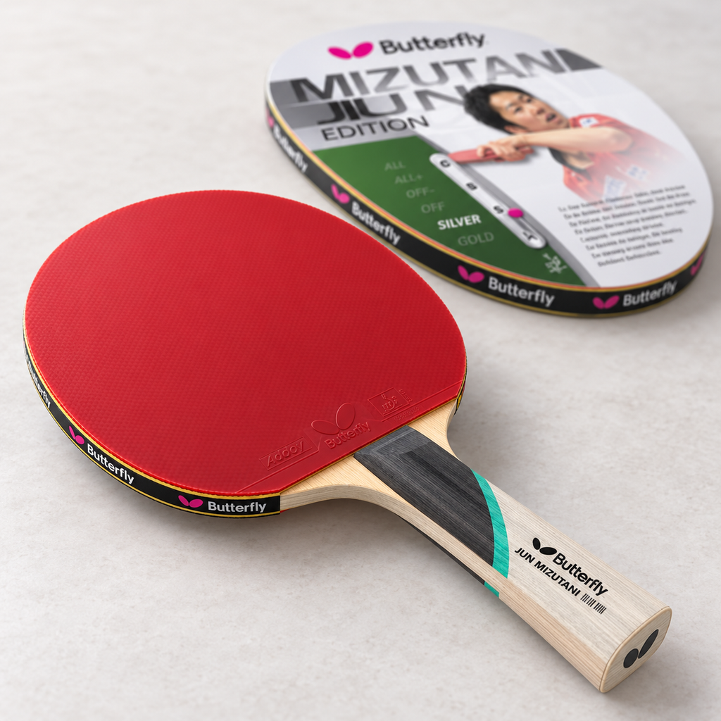 Butterfly Jun Mizutani Silver Table Tennis Racket