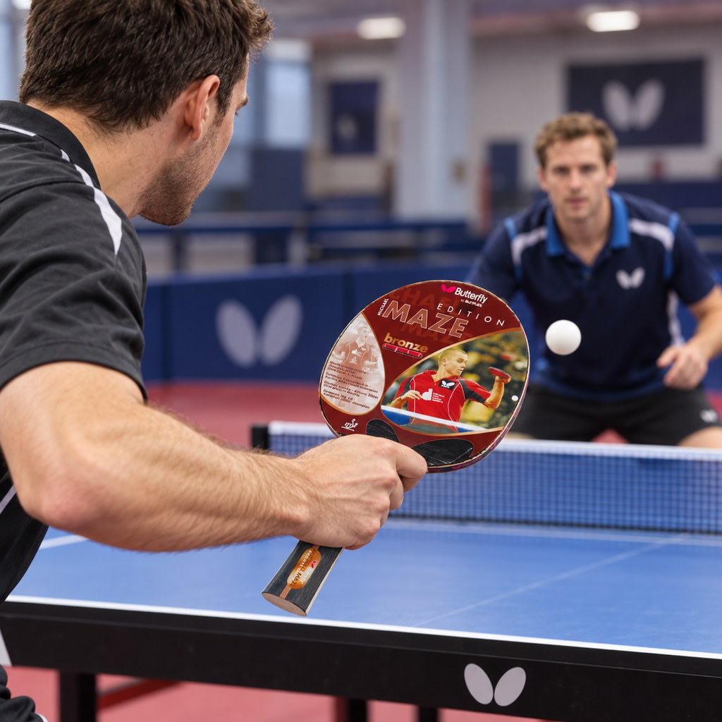 Butterfly Michael Maze Bronze Table Tennis Racket