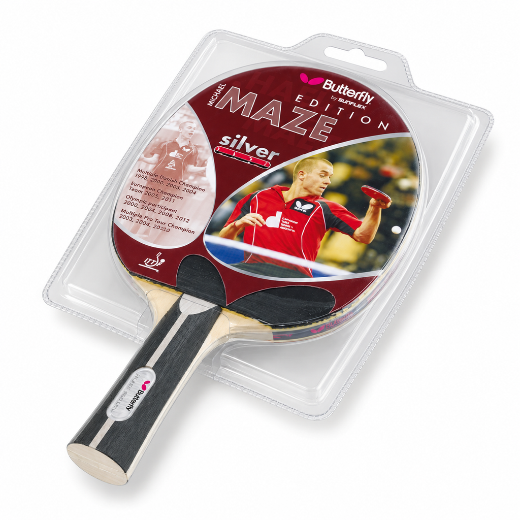 Butterfly Michael Maze Silver Table Tennis Racket