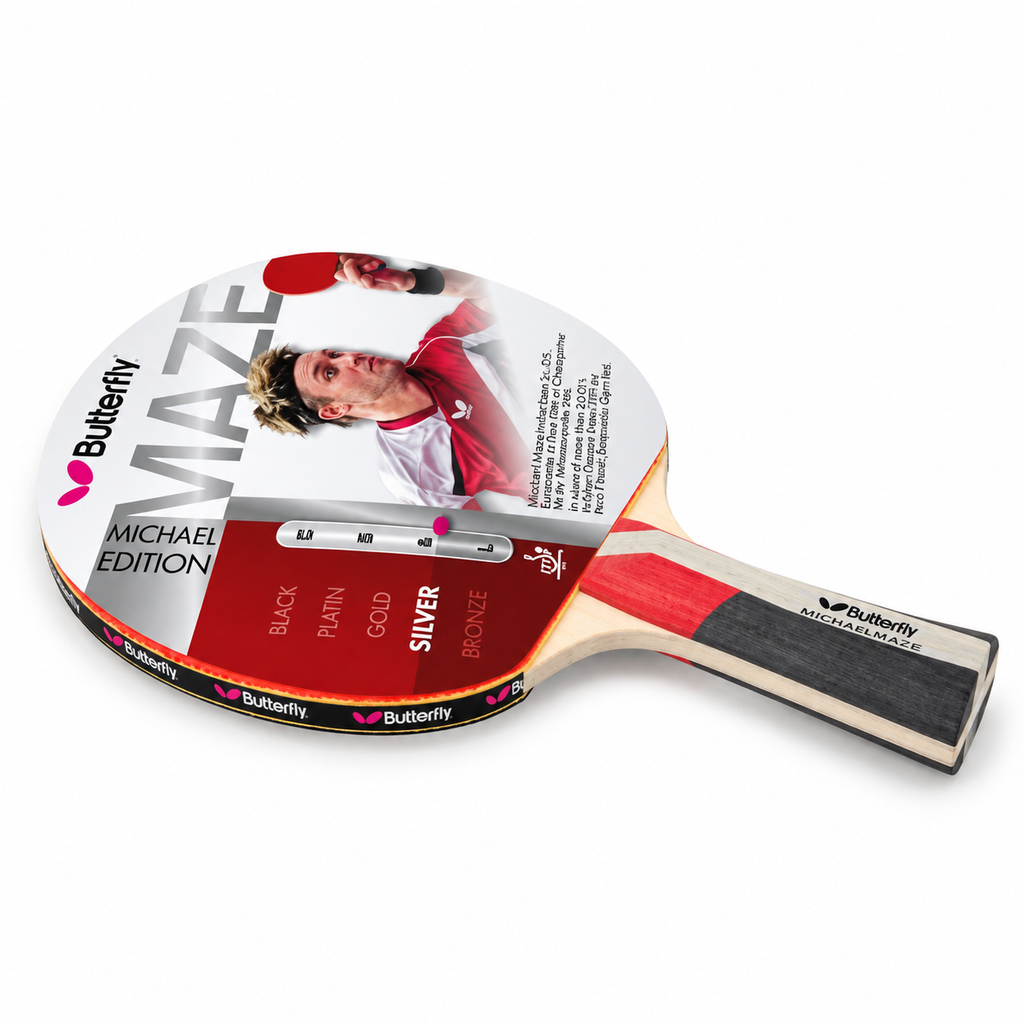 Butterfly Michael Maze Silver Table Tennis Racket
