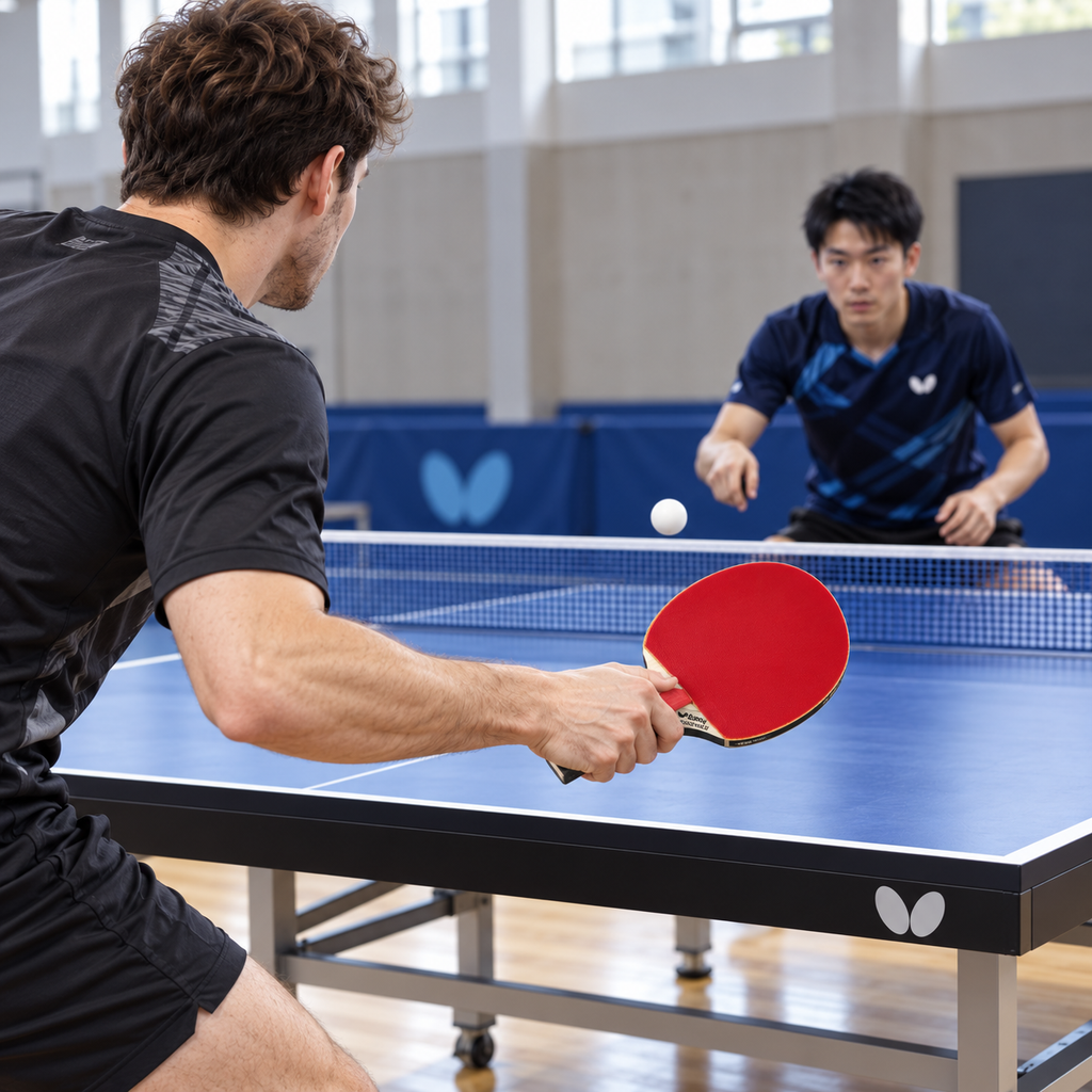 Butterfly Michael Maze Silver Table Tennis Racket