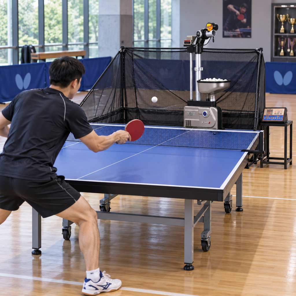 Y&T V-989E Programmable Table Tennis Robot