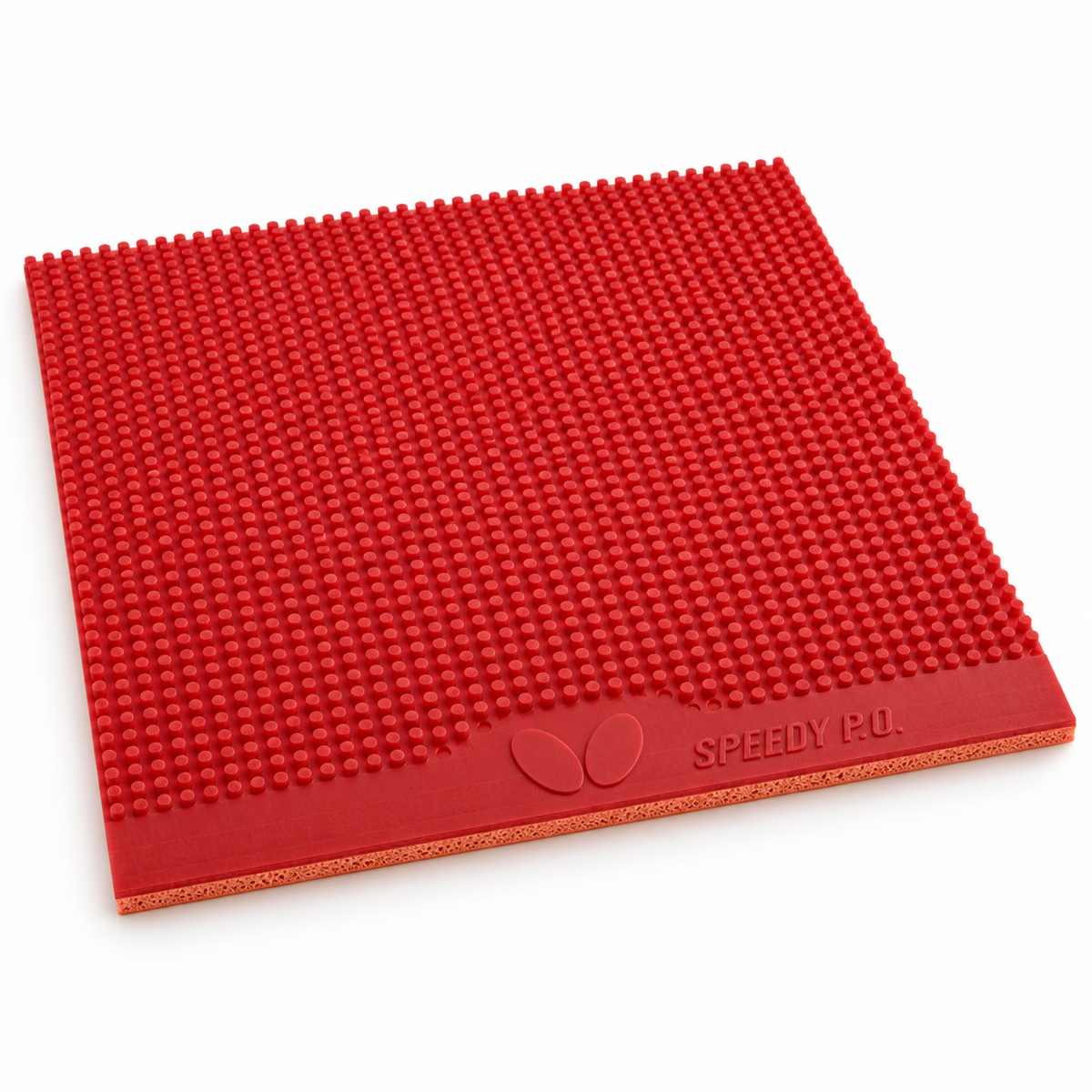 Butterfly Speedy P.O. Pips-Out Table Tennis Rubber – Red