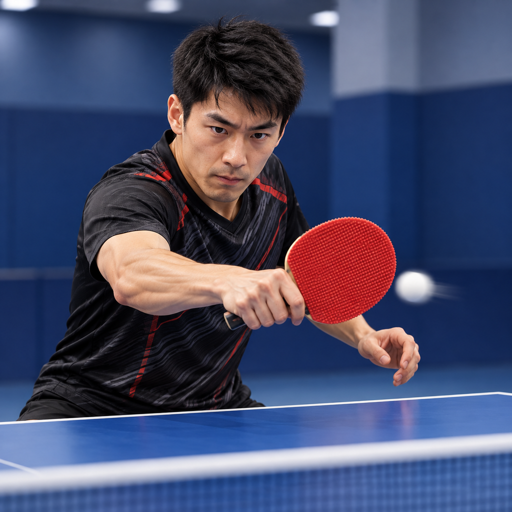 Butterfly Speedy P.O. Pips-Out Table Tennis Rubber – Red