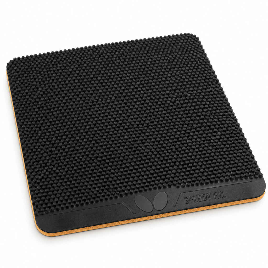 Butterfly Speedy P.O. Pips-Out Table Tennis Rubber – Black