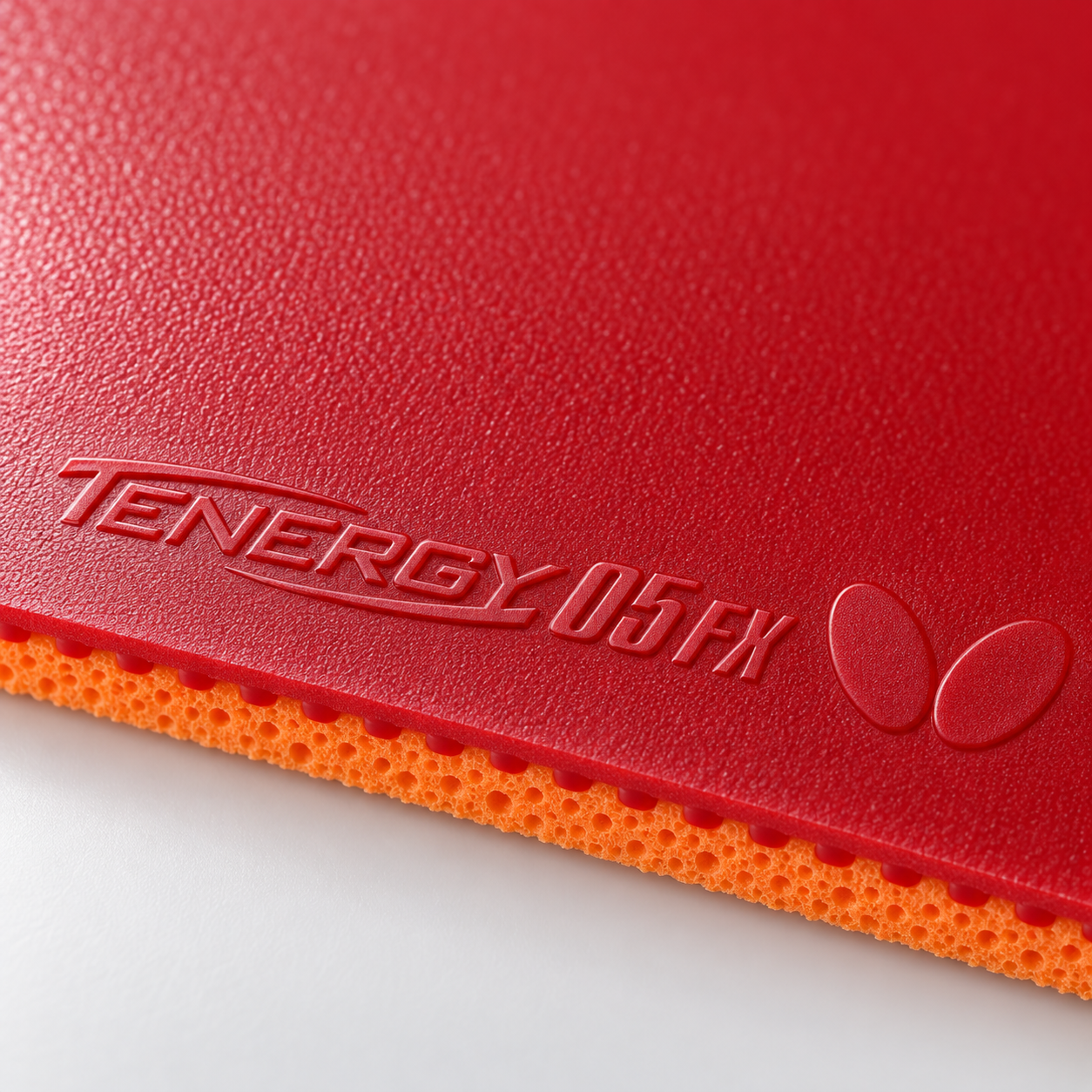 Butterfly Tenergy 05 FX Table Tennis Rubber – Red
