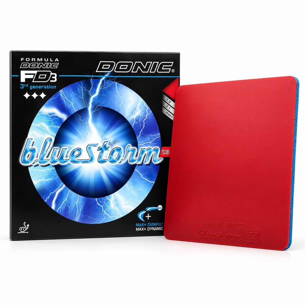 Donic Bluestorm Z3 Table Tennis Rubber – Red