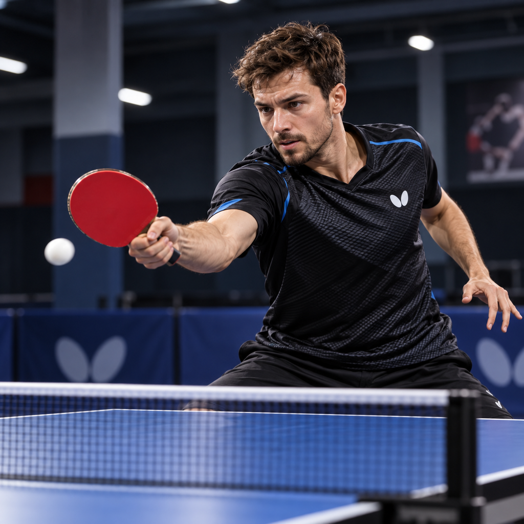 Butterfly Tenergy 80 FX Table Tennis Rubber – Red