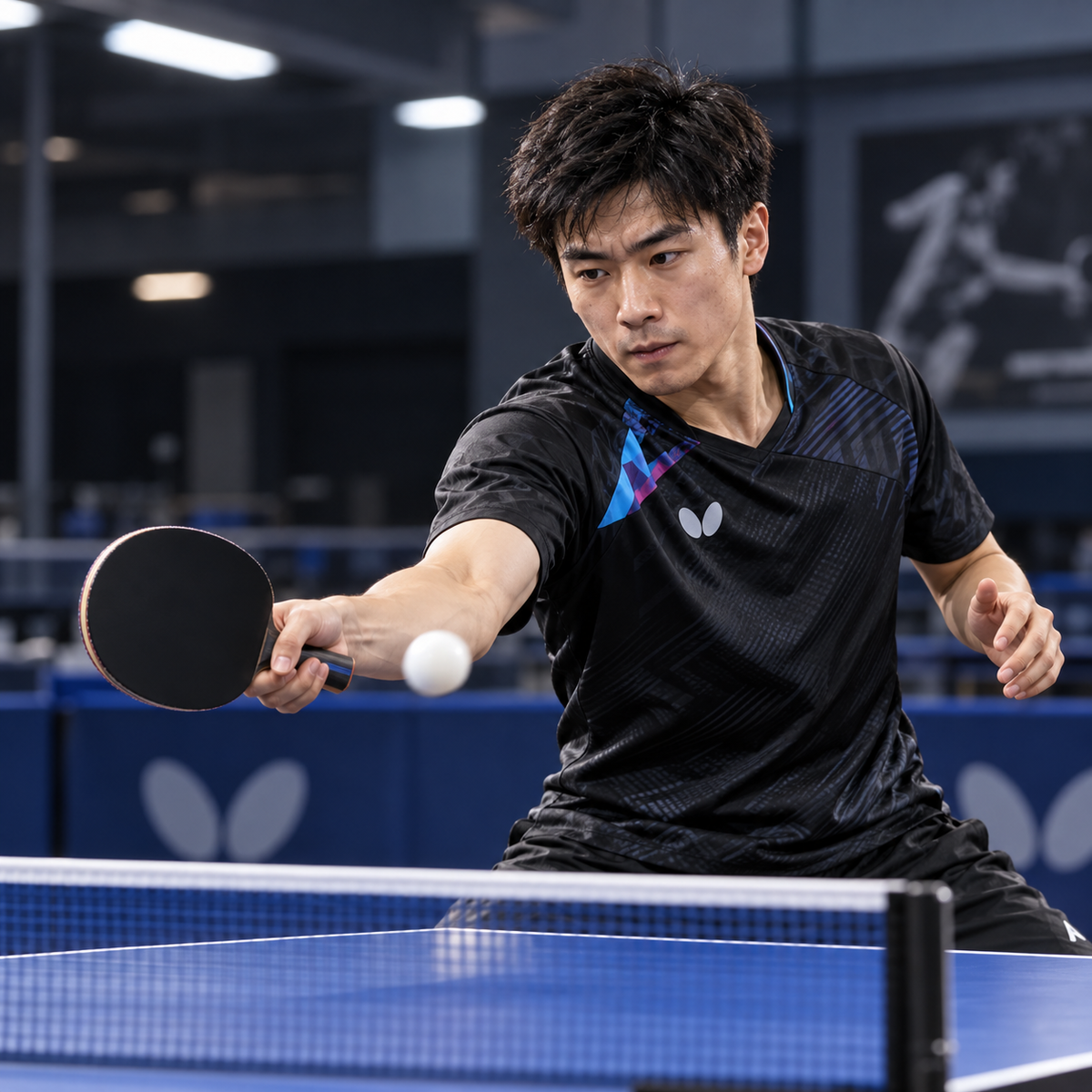 Butterfly Tenergy 80 FX Table Tennis Rubber – Black