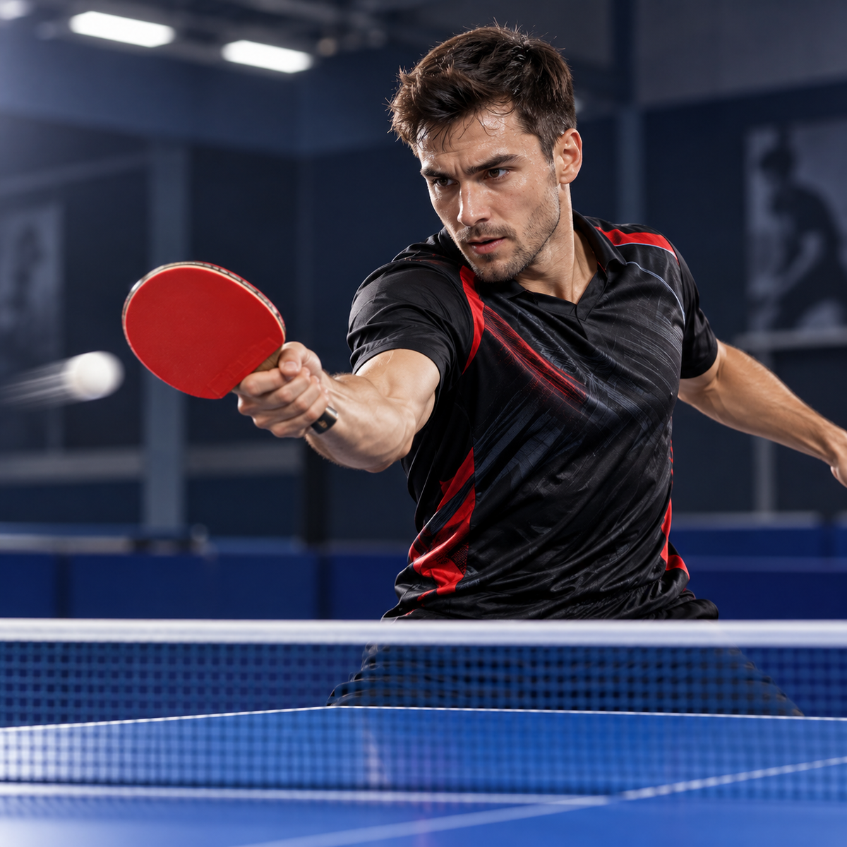 Tibhar Quantum X Pro Table Tennis Rubber – Red