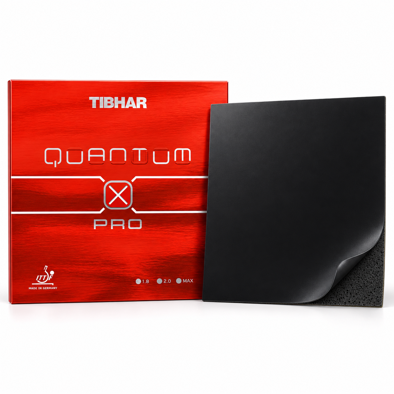 Tibhar Quantum X Pro Table Tennis Rubber – Black