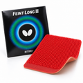 Butterfly Feint Long III Long Pips Rubber – Red
