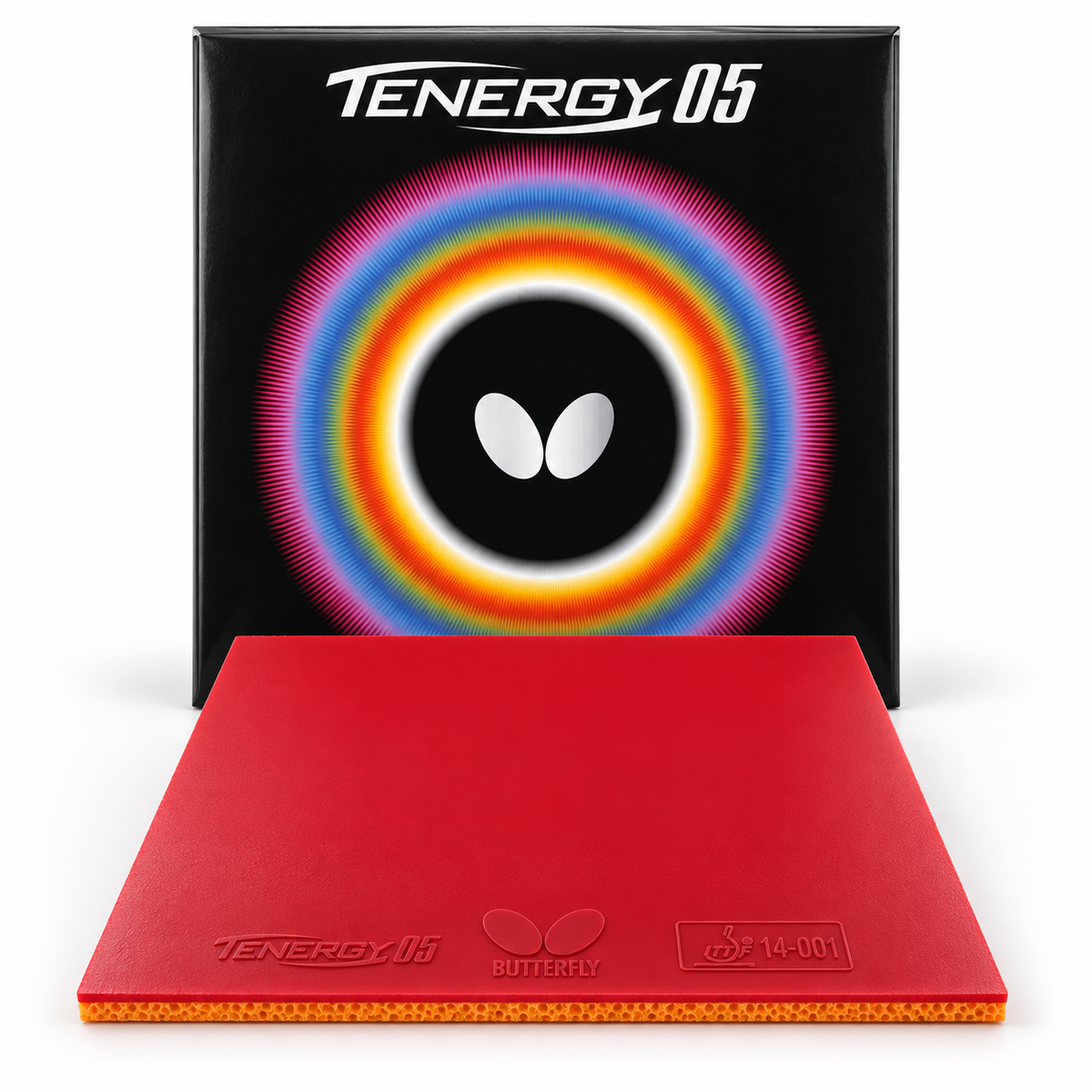 Butterfly Tenergy 05 Table Tennis Rubber – Red