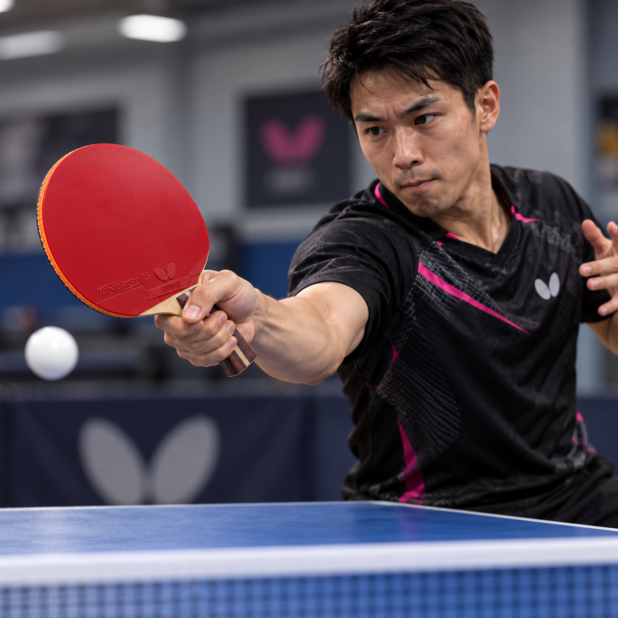 Butterfly Tenergy 05 Table Tennis Rubber – Red