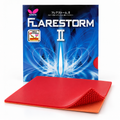 Butterfly Flarestorm II Short-Pips Table Tennis Rubber – Red