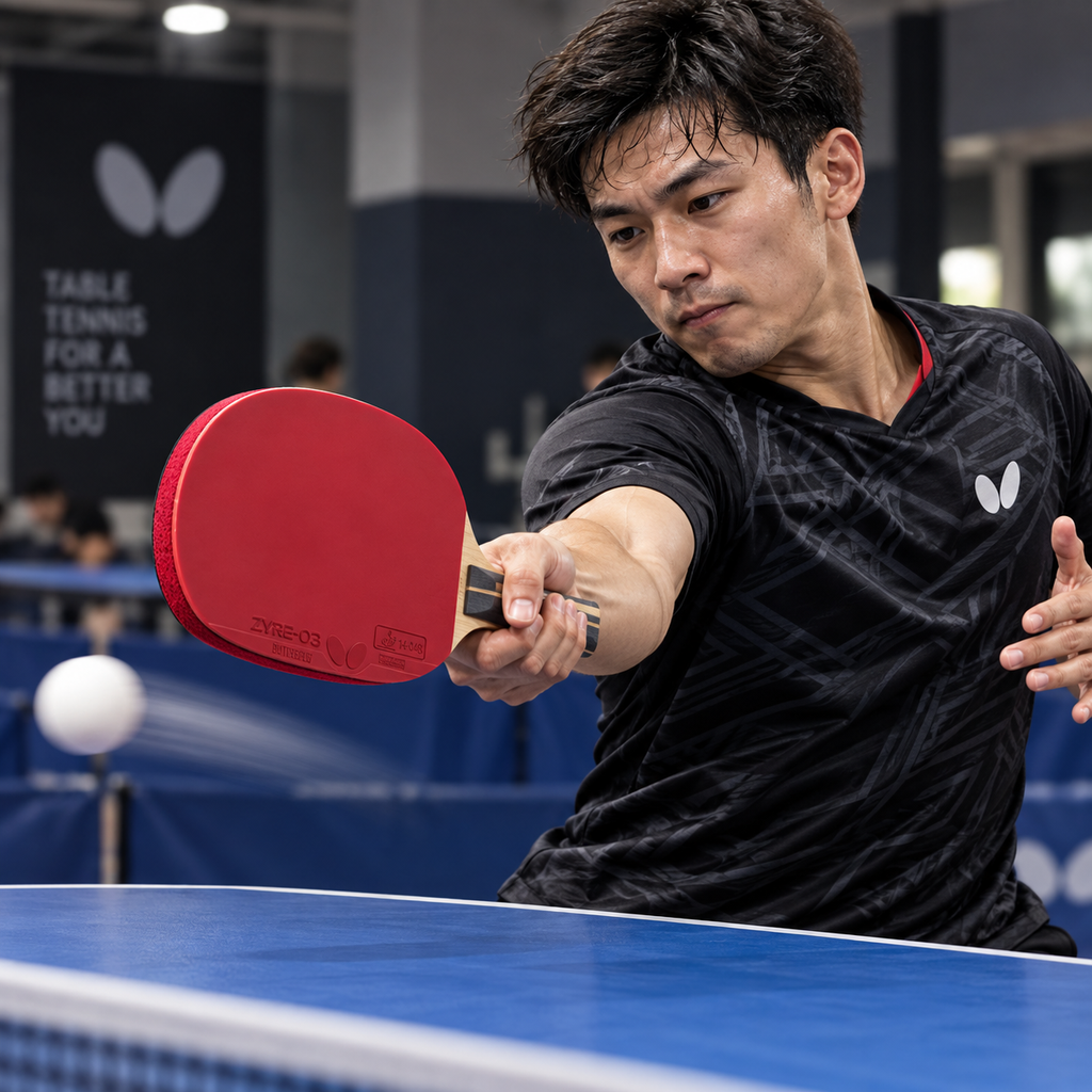 Butterfly Zyre-03 Table Tennis Rubber – Red