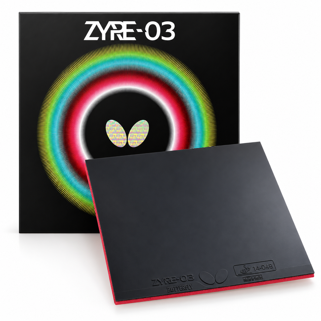 Butterfly Zyre-03 Table Tennis Rubber – Black