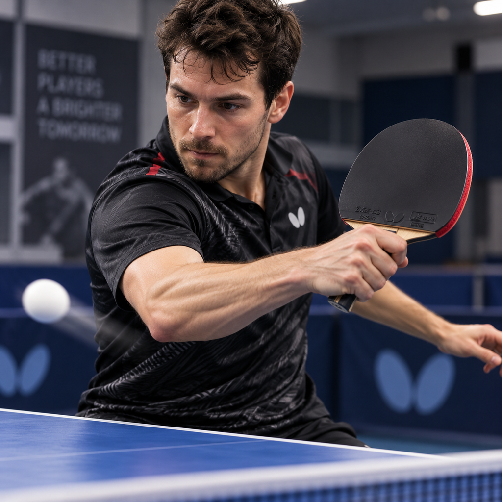 Butterfly Zyre-03 Table Tennis Rubber – Black