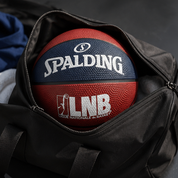 Spalding LNB Basketball – Red/Blue