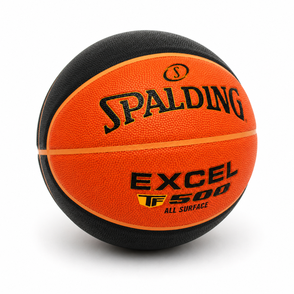 Spalding Excel Basketball - Black/Orange