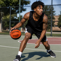 Spalding Excel Basketball - Black/Orange