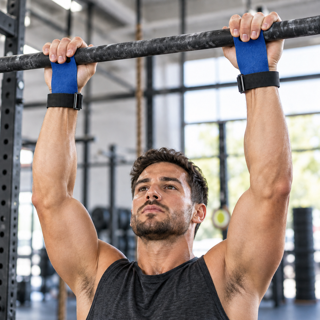 2-Hole Weightlifting Hand Grips