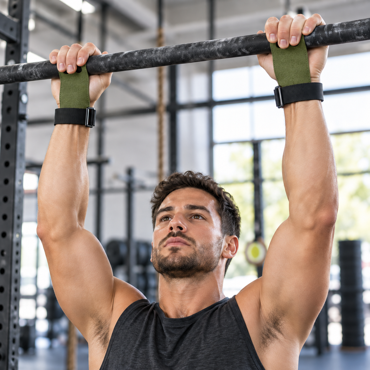 2-Hole Weightlifting Hand Grips