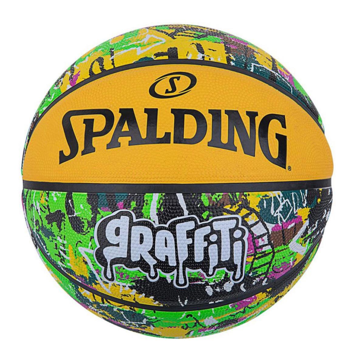 Spalding Yellow Graffiti Basketball