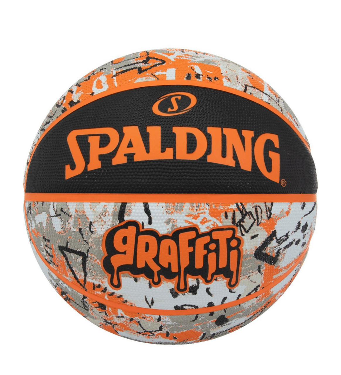 Spalding Graffiti Black/Orange Basketball