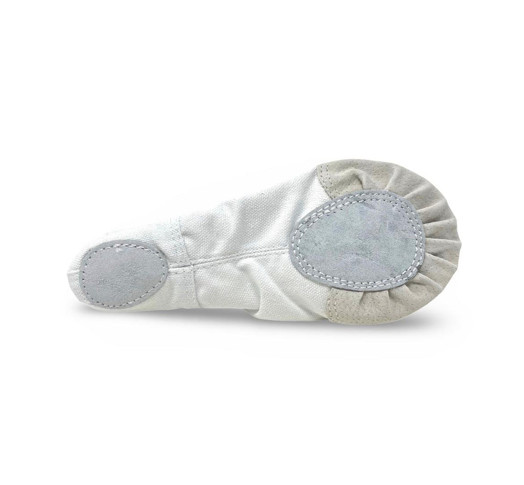 Split-Sole Ballet Shoes White