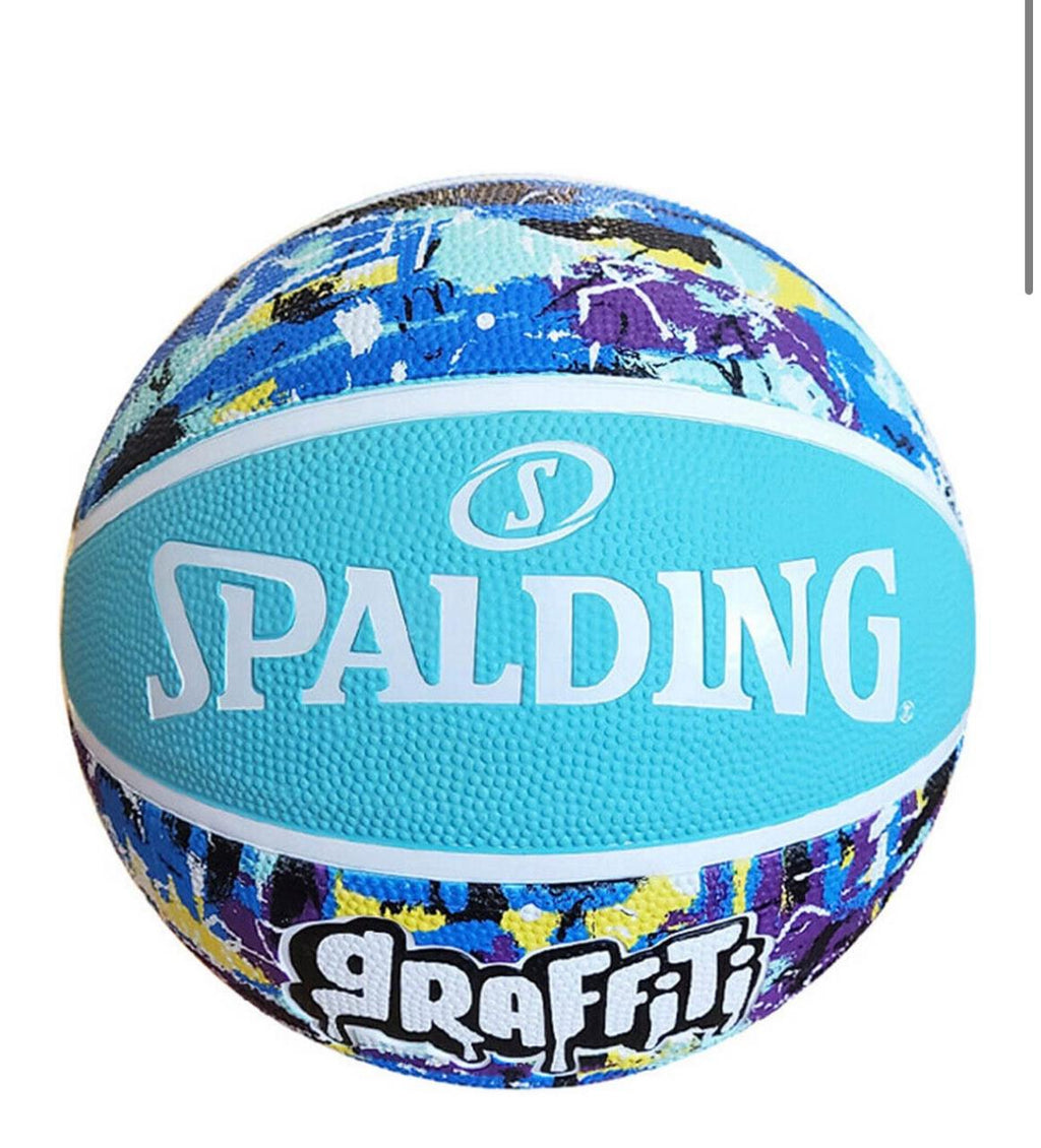 Spalding Graffiti Basketball Aqua Blue